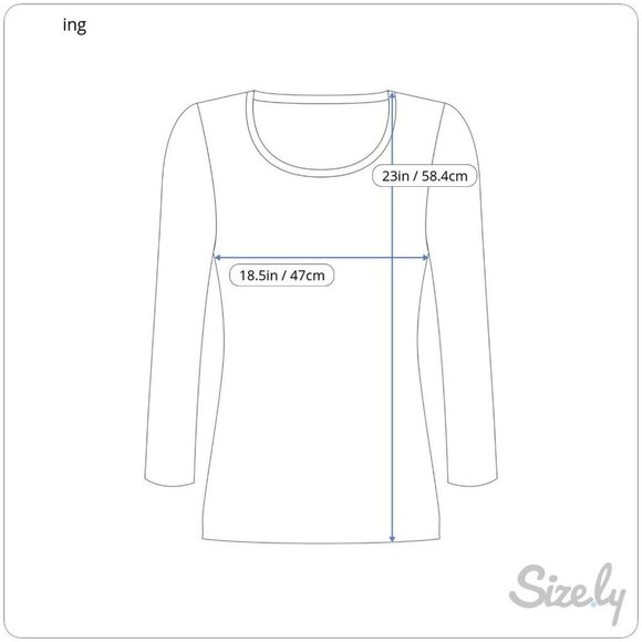 ING Blue White Tunic Top Dress Size Small S Bell Sleeves Scoop Neck - Picture 3 of 11